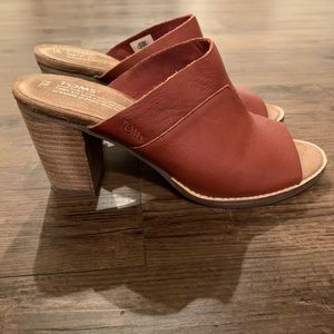 COPY - Toms cognac majorca mule